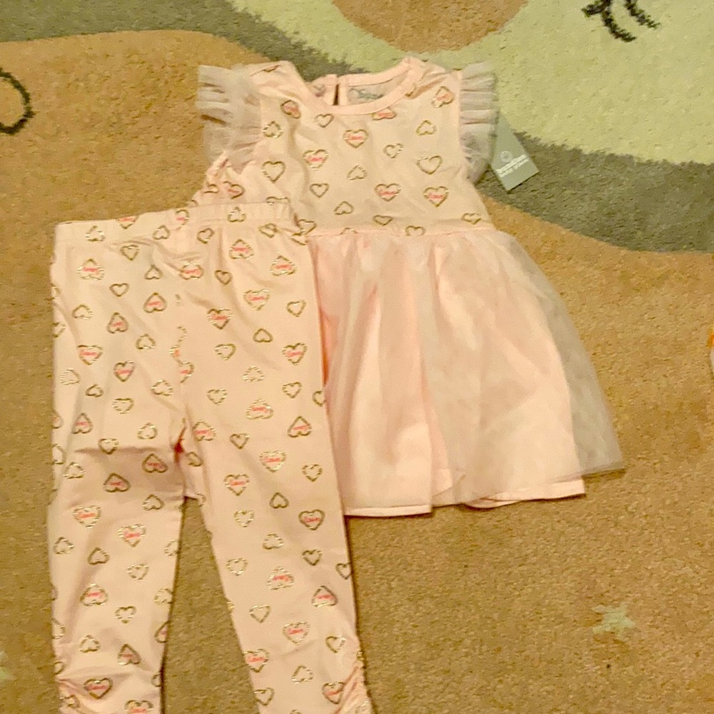 12-18 month petal pink outfit